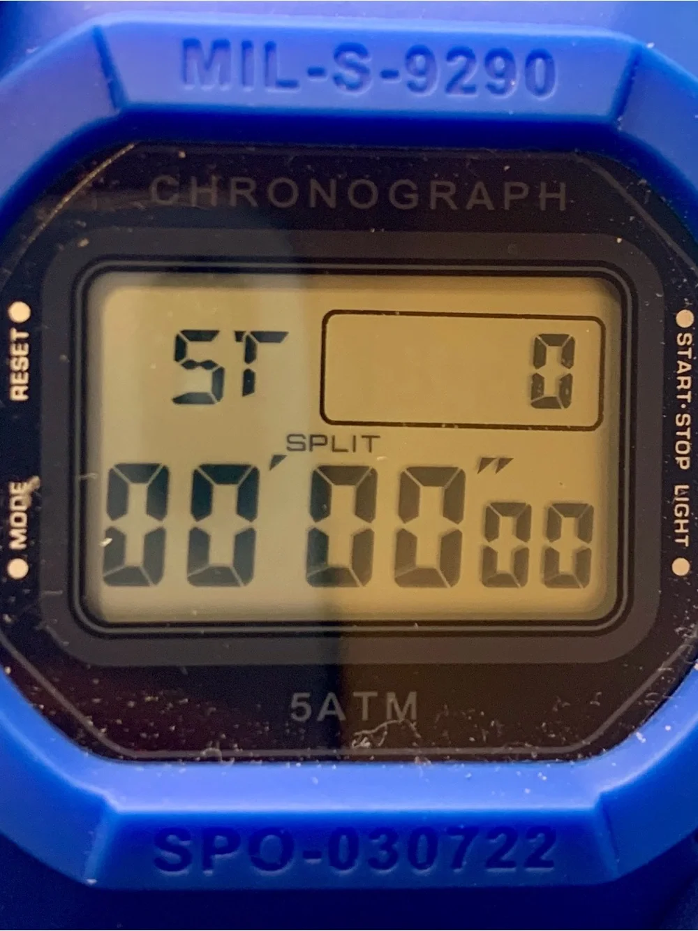 Men’s Digital Wristwatch Chrono Day Date Backlight Alarm Nylon Strap Working